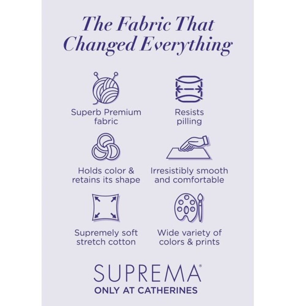 Catherines Supremacy Capri Pant Size 2X Suprema Elastic Waist - Picture 3 of 12